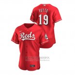 Camiseta Beisbol Hombre Cincinnati Reds Joey Votto Autentico Alterno Rojo
