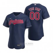 Camiseta Beisbol Hombre Cleveland Indians Personalizada Autentico Alterno 2020 Azul