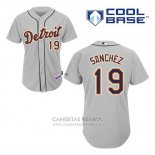 Camiseta Beisbol Hombre Detroit Tigers Anibal Sanchez 19 Gris Cool Base
