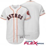 Camiseta Beisbol Hombre Houston Astros 2017 Postemporada Astros Blanco Flex Base