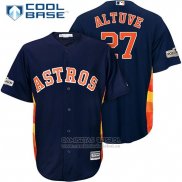 Camiseta Beisbol Hombre Houston Astros Jose Altuve Azul Cool Base