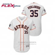 Camiseta Beisbol Hombre Houston Astros Justin Verlander 2019 All Star Flex Base Blanco