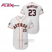 Camiseta Beisbol Hombre Houston Astros Michael Brantley 2019 All Star Flex Base Blanco