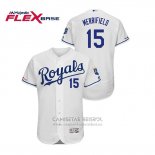 Camiseta Beisbol Hombre Kansas City Royals Whit Merrifield Flex Base Blanco