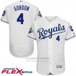 Camiseta Beisbol Hombre Kansas City Royals Yasiel Puig Autentico Collection Blanco Flex Base