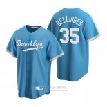 Camiseta Beisbol Hombre Los Angeles Dodgers Cody Bellinger Cooperstown Collection Alterno Azul