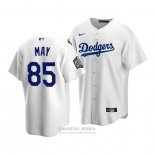 Camiseta Beisbol Hombre Los Angeles Dodgers Dustin May 2020 Replica Primera Blanco