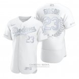 Camiseta Beisbol Hombre Los Angeles Dodgers Kirk Gibson Awards Collection NL MVP Blanco