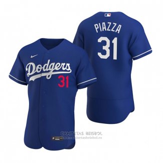 Camiseta Beisbol Hombre Los Angeles Dodgers Mike Piazza Autentico 2020 Alterno Azul