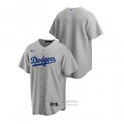 Camiseta Beisbol Hombre Los Angeles Dodgers Replica Alterno Gris