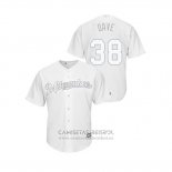 Camiseta Beisbol Hombre Milwaukee Brewers Devin Williams 2019 Players Weekend Replica Blanco