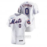 Camiseta Beisbol Hombre New York Mets Marcus Stroman Autentico Blanco