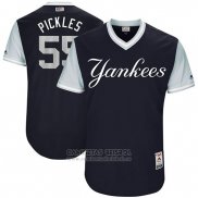 Camiseta Beisbol Hombre New York Yankees 2017 Little League World Series Sonny Gray Azul
