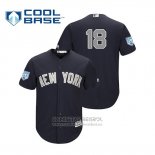 Camiseta Beisbol Hombre New York Yankees Didi Gregorius Cool Base Alterno Entrenamiento de Primavera 2019 Azul