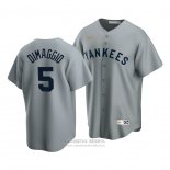 Camiseta Beisbol Hombre New York Yankees Joe Dimaggio Cooperstown Collection Road Gris