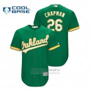 Camiseta Beisbol Hombre Oakland Athletics Matt Chapman Cool Base Alterno Kelly Verde