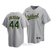 Camiseta Beisbol Hombre Oakland Athletics Reggie Jackson Replica Road 2020 Gris