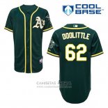 Camiseta Beisbol Hombre Oakland Athletics Sean Doolittle 62 Verde Alterno Cool Base