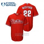 Camiseta Beisbol Hombre Philadelphia Phillies Andrew Mccutchen Cool Base Alterno Rojo
