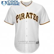 Camiseta Beisbol Hombre Pittsburgh Pirates Cool Base Blanco