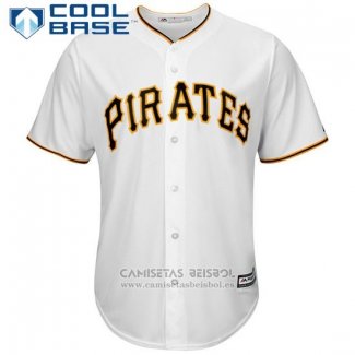 Camiseta Beisbol Hombre Pittsburgh Pirates Cool Base Blanco