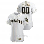 Camiseta Beisbol Hombre Pittsburgh Pirates Personalizada Golden Edition Authentic Blanco