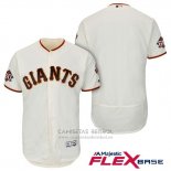 Camiseta Beisbol Hombre San Francisco Giants Crema Primera On Field Flex Base