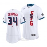Camiseta Beisbol Hombre San Francisco Giants Kevin Gausman 2021 All Star Autentico Blanco