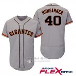 Camiseta Beisbol Hombre San Francisco Giants Madison Bumgarner Gris Hispanic Heritage Flex Base
