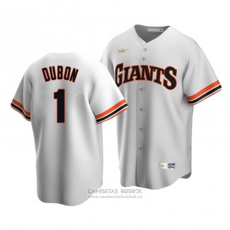 Camiseta Beisbol Hombre San Francisco Giants Mauricio Dubon Cooperstown Collection Primera Blanco