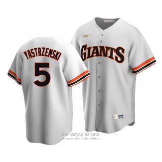 Camiseta Beisbol Hombre San Francisco Giants Mike Yastrzemski Cooperstown Collection Primera Blanco