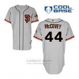 Camiseta Beisbol Hombre San Francisco Giants Willie Mccovey 44 Gris Alterno Cool Base