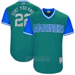 Camiseta Beisbol Hombre Seattle Mariners 2017 Little League World Series Robinson Cano Verde