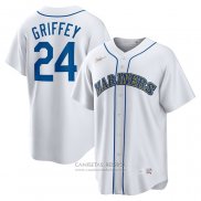 Camiseta Beisbol Hombre Seattle Mariners Ken Griffey Jr. Primera Cooperstown Collection Blanco