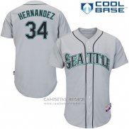 Camiseta Beisbol Hombre Seattle Mariners Lorenzo Cain 6300 Jugador Blanco Cool Base