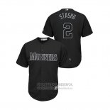 Camiseta Beisbol Hombre Seattle Mariners Tom Murphy 2019 Players Weekend Replica Negro