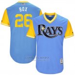 Camiseta Beisbol Hombre Tampa Bay Rays 2017 Little League World Series Brad Boxberger Azul