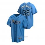 Camiseta Beisbol Hombre Tampa Bay Rays Kevin Kiermaier Replica Alterno Azul