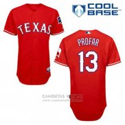 Camiseta Beisbol Hombre Texas Rangers Jurickson Profar 13 Rojo Alterno Cool Base