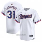 Camiseta Beisbol Hombre Texas Rangers Max Scherzer 2024 Oro Collection Limited Blanco Camiseta Beisbol Hombre Texas Rangers Max Scherzer 2024 Oro Collection Limited Blanco
