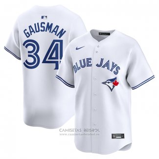 Camiseta Beisbol Hombre Toronto Blue Jays Kevin Gausman Primera Limited Blanco