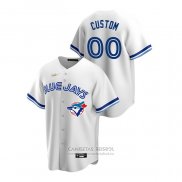 Camiseta Beisbol Hombre Toronto Blue Jays Personalizada Cooperstown Collection Primera Blanco