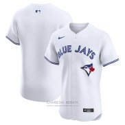 Camiseta Beisbol Hombre Toronto Blue Jays Primera Elite Blanco