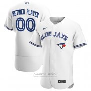 Camiseta Beisbol Hombre Toronto Blue Jays Primera Pick-A-Player Retired Roster Autentico Blanco