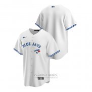 Camiseta Beisbol Hombre Toronto Blue Jays Replica Primera Blanco