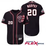 Camiseta Beisbol Hombre Washington Nationals Daniel Murphy Azul 2018 All Star Flex Base