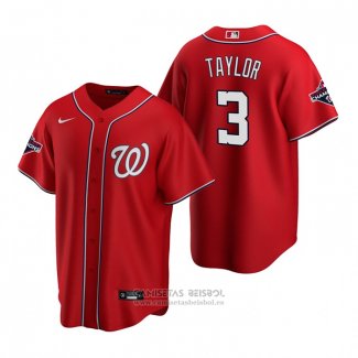 Camiseta Beisbol Hombre Washington Nationals Michael A. Taylor Replica Rojo