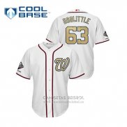 Camiseta Beisbol Hombre Washington Nationals Sean Doolittle 2019 Gold Program Cool Base Blanco