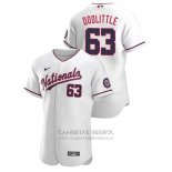 Camiseta Beisbol Hombre Washington Nationals Sean Doolittle Autentico 2020 Alterno Blanco