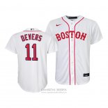 Camiseta Beisbol Nino Boston Red Sox Rafael Devers Replica 2021 Blanco